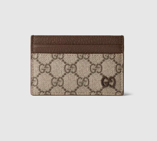 حافظة بطاقات GG ثنائية اللون