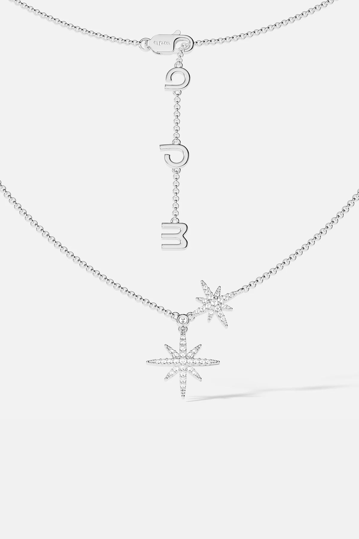 قلادة Météorites مزدوجة قابلة للتعديل