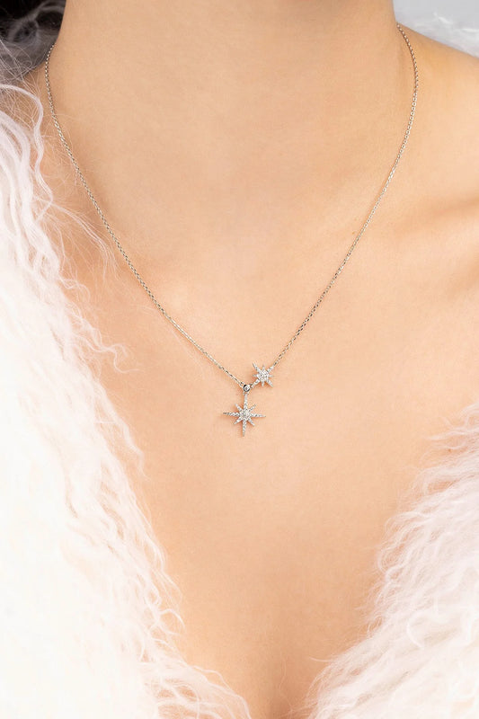 قلادة Météorites مزدوجة قابلة للتعديل