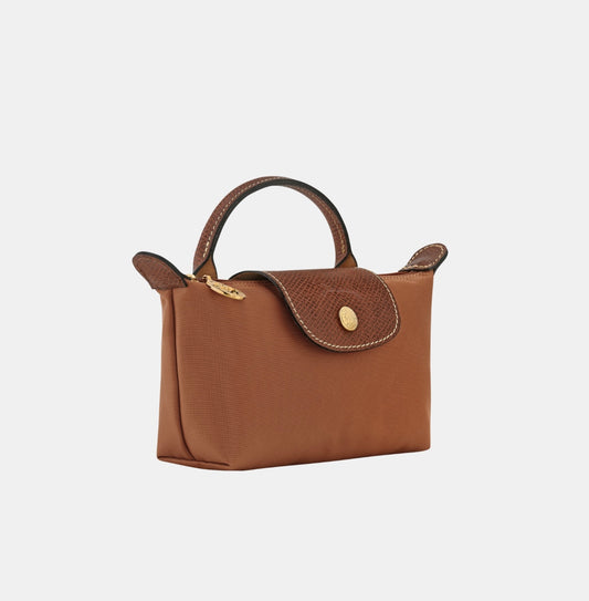 حقيبة LE PLIAGE الأصلية بمقبض
 كونياك - قماش معاد تدويره