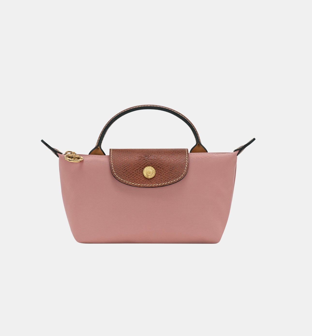 حقيبة LE PLIAGE الأصلية بمقبض
 شاي وردي - قماش معاد تدويره