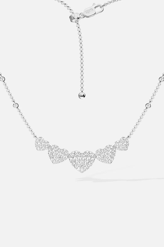 قلادة قابلة للتعديل على شكل قلب