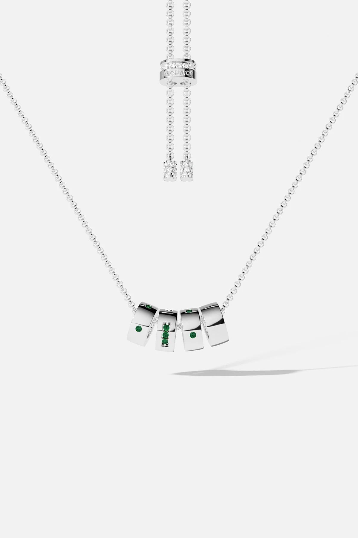 قلادة حب قابلة للتعديل بشفرة مورس