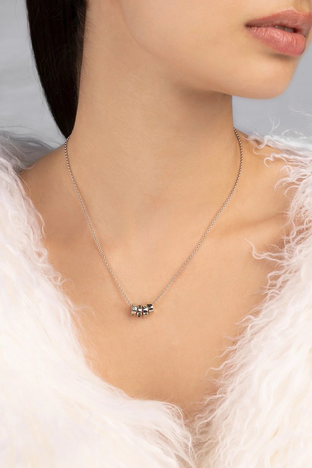 قلادة حب قابلة للتعديل بشفرة مورس