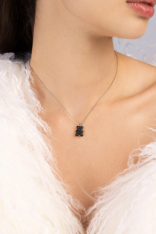 قلادة قابلة للتعديل على شكل دب صغير لذيذ