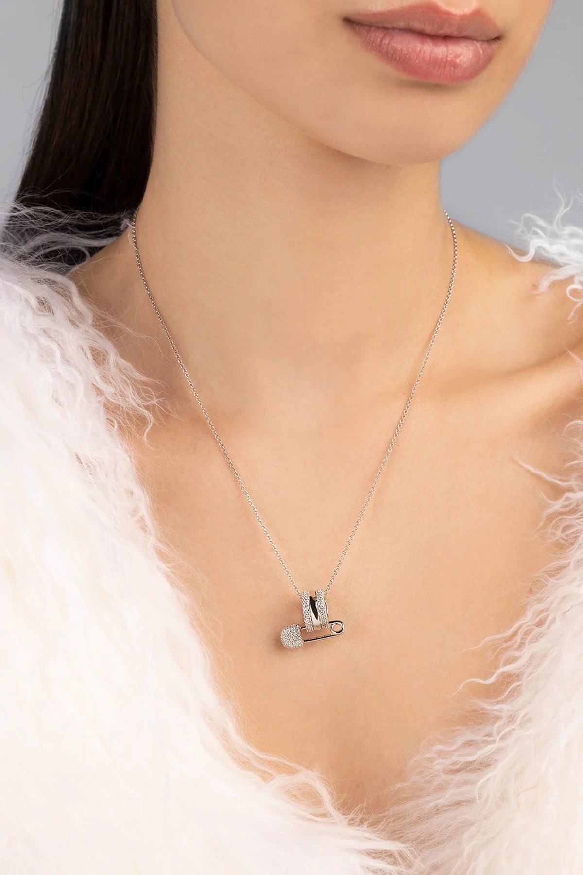Safety Pin Adjustable Necklace