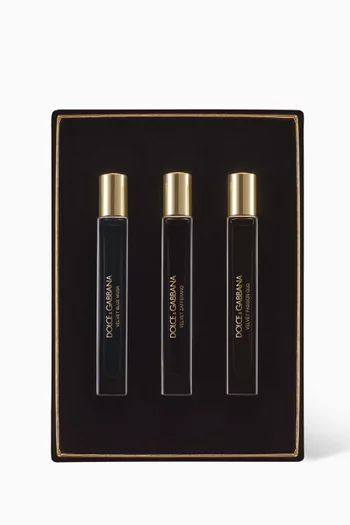 DOLCE & GABBANA Velvet Collection Opulent Travel Set, 3 x 10ml
